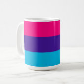 Androgyne Pride Flag Kaffeetasse (Vorderseite Links)