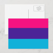 Androgyne Pride Flag Postkarte (Vorne/Hinten)