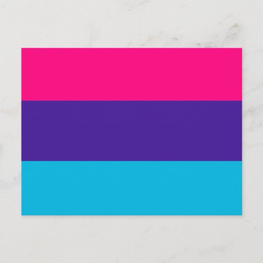 Androgyne Pride Flag Postkarte (Vorderseite)
