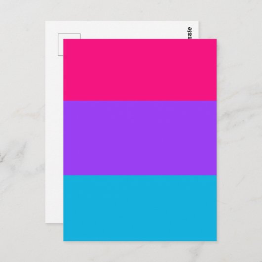 Androgyne Pride Flag  Postkarte (Vorne/Hinten)
