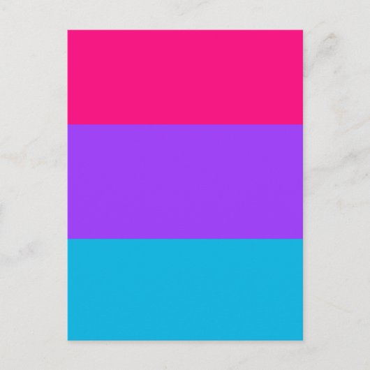 Androgyne Pride Flag Postkarte (Vorderseite)