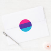 Androgyne Pride Flag Runder Aufkleber (Umschlag)