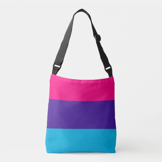 Androgyne Pride Flag Tragetaschen Mit Langen Trägern (Vorderseite)