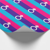 ANDROGYNE PRIDE SYMBOL GESCHENKPAPIER (Ecke)