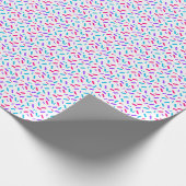 Androgyne-Regenbogen-Streusel-Pride-Flagge Geschenkpapier (Ecke)