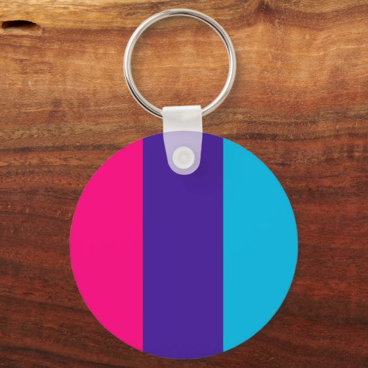 Androgyne-Stolperflagge Schlüsselanhänger (Vorderseite)