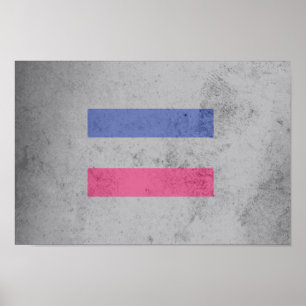 ANDROGYNE STOLZFLAGGE POSTER
