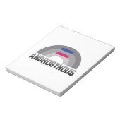 ANDROGYNER REGENBOGEN NOTIZBLOCK (Rotiert)