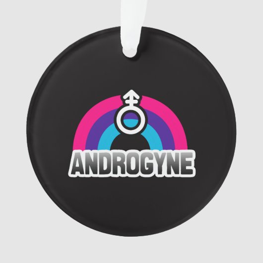 Androgyner Stolz Ornament (Vorderseite)