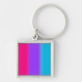 Androgynes Stolz-Gradient - Geschenk für Androgyne Schlüsselanhänger (Vorne)