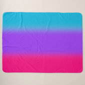 Androgynes Stolz-Gradient - Geschenk für Androgyne Sherpadecke (Vorderseite (Horizontal))