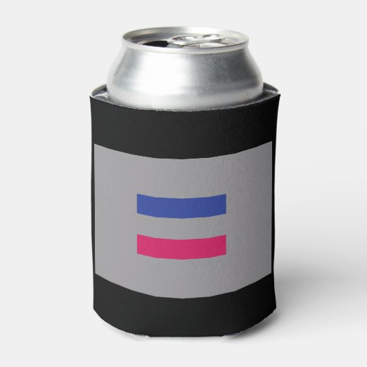 ANDROGYNISCHE STOLZ-FLAGGE DOSENKÜHLER (Kanne Vorderseite)