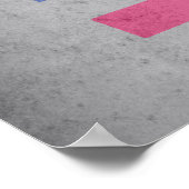 ANDROGYNISCHE STOLZ-FLAGGE POSTER (Ecke)