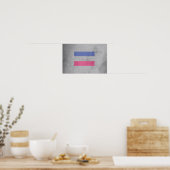 ANDROGYNISCHE STOLZ-FLAGGE POSTER (Küche)