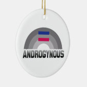 ANDROGYNISCHER REGENBOGEN KERAMIKORNAMENT (Rechts)