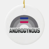 ANDROGYNISCHER REGENBOGEN KERAMIKORNAMENT (Hinten)