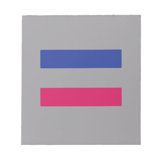 ANDROGYNISCHER STOLZ NOTIZBLOCK (Vorderseite)