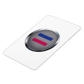ANDROGYNISCHES MEDAILLON MAGNET (Linke Seite)