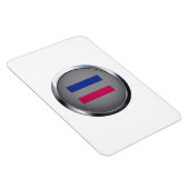 ANDROGYNISCHES MEDAILLON MAGNET (Rechte Seite)