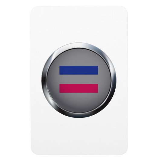 ANDROGYNISCHES MEDAILLON MAGNET (Vertikal)