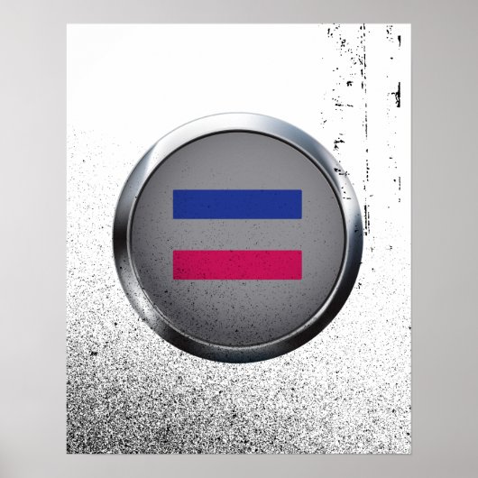 ANDROGYNISCHES MEDAILLON POSTER (Vorne)