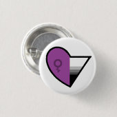 Androgynoromantic Demisexual Button (Vorne & Hinten)