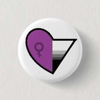Androgynoromantic Demisexual Button
