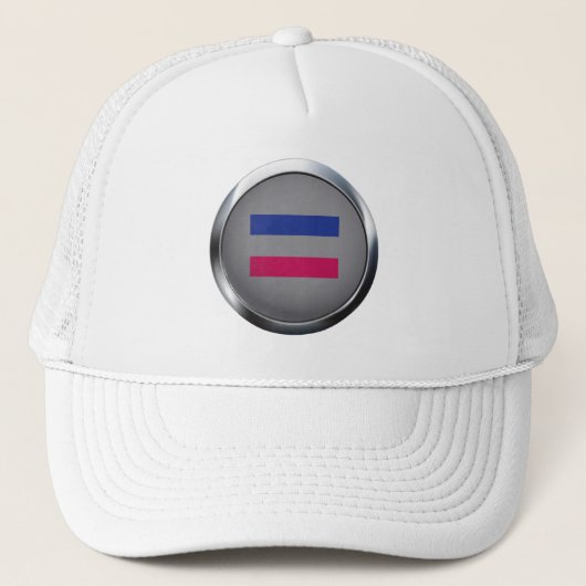 ANDROGYNOUS MEDALLION TRUCKERKAPPE (Vorderseite)