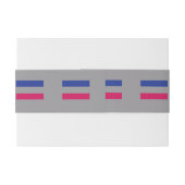 ANDROGYNOUS PRIDE EINLADUNGSBANDEROLE (Rückseitenbeispiel)