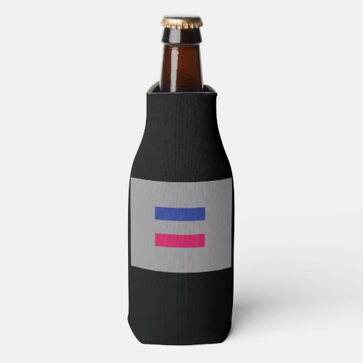 ANDROGYNOUS PRIDE FLAG FLASCHENKÜHLER (Flaschenvorderseite)