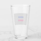 Androgynous Pride Glas (Rückseite)