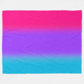 Androgynous Pride Gradient - Geschenk für Androgyn Fleecedecke (Vorderseite (Horizontal))