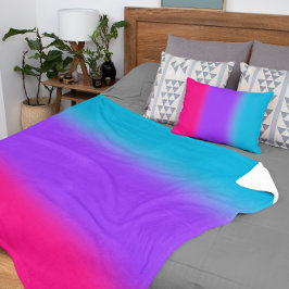 Androgynous Pride Gradient - Geschenk für Androgyn Sherpadecke
