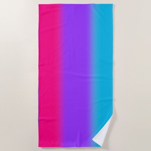 Androgynous Pride Gradient - Geschenk für Androgyn Strandtuch (Vorderseite)