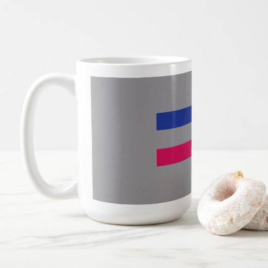 Androgynous Pride Kaffeetasse (Mit Donut)