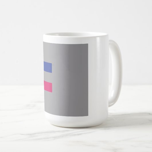 Androgynous Pride Kaffeetasse (VorderseiteRechts)