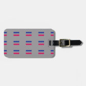ANDROGYNOUS PRIDE PATTERN GEPÄCKANHÄNGER (Vorderseite horizontal)