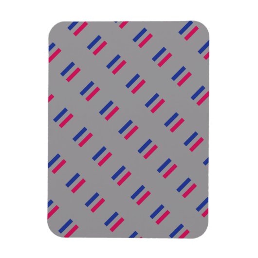 ANDROGYNOUS PRIDE PATTERN MAGNET (Vertikal)