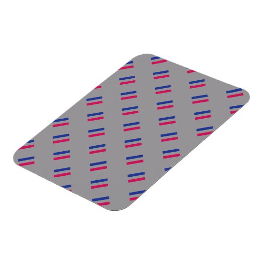 ANDROGYNOUS PRIDE PATTERN MAGNET (Linke Seite)