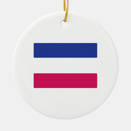 ANDROGYNOUS-SYMBOL KERAMIKORNAMENT (Vorne)
