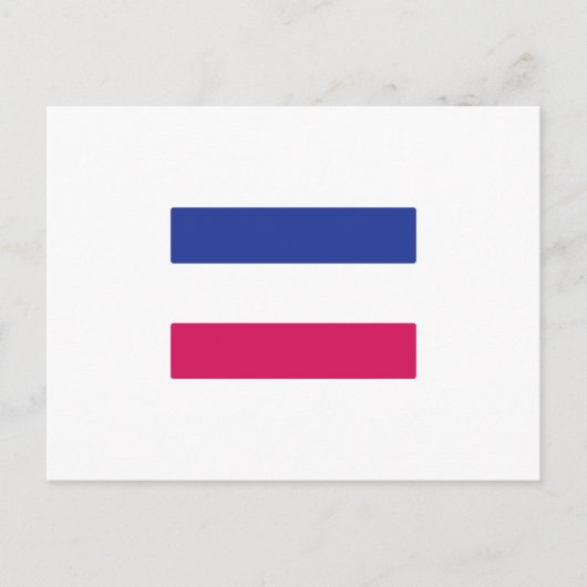 ANDROGYNOUS-SYMBOL POSTKARTE (Vorderseite)