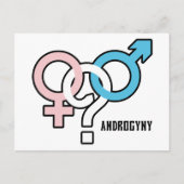 Androgyny Postkarte (Vorderseite)