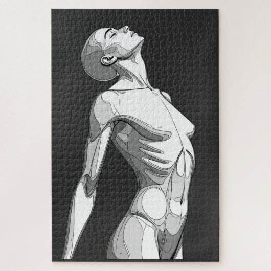 Android Anatomy Challenge - Premium Jigsaw Puzzle (Vertikal)