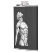 Android Anatomy: Cyborg Stainless Steel Flask Flachmann (Links)