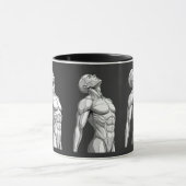 Android Anatomy: Cyborg Two-Tone Coffee Mug Tasse (Zentrum)