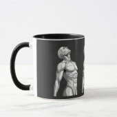 Android Anatomy: Cyborg Two-Tone Coffee Mug Tasse (Links)