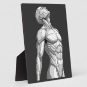 Android Anatomy: Futuristic Cyborg Desktop Plaque Fotoplatte (Seite)