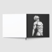 Android Anatomy: Futuristic Cyborg Foil Guestbook Gästebuch (Voll)