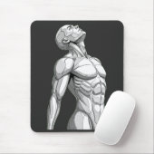Android Anatomy: Futuristic Cyborg Mousepad (Mit Mouse)