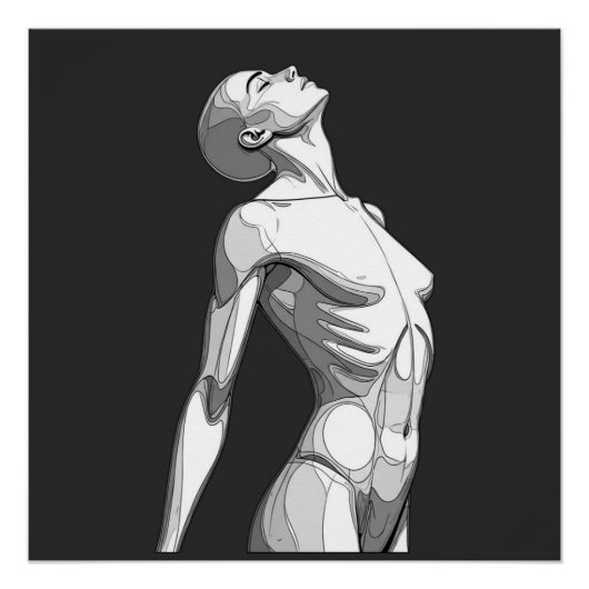 Android Anatomy - High-Definition Glossy Art Poste Poster (Vorderseite)